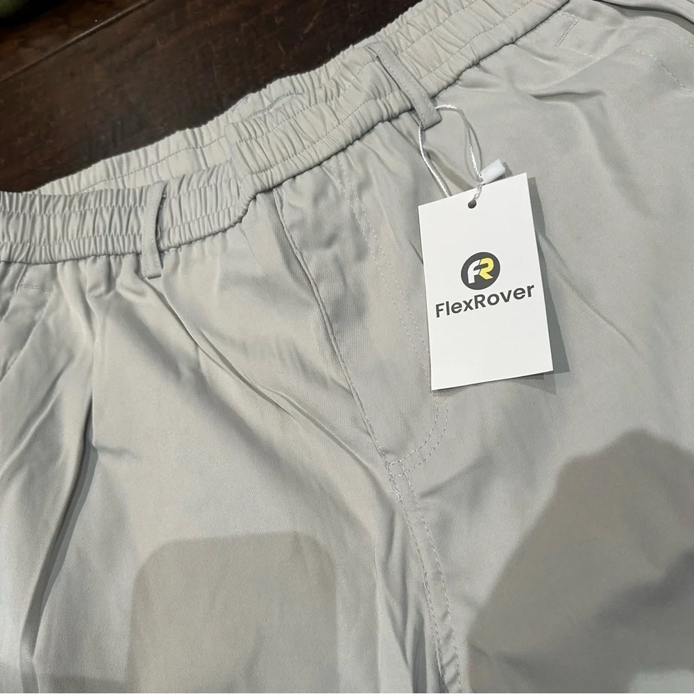 NWT Flex‎ Rover Men's Light Gray Cargo Pants size XL